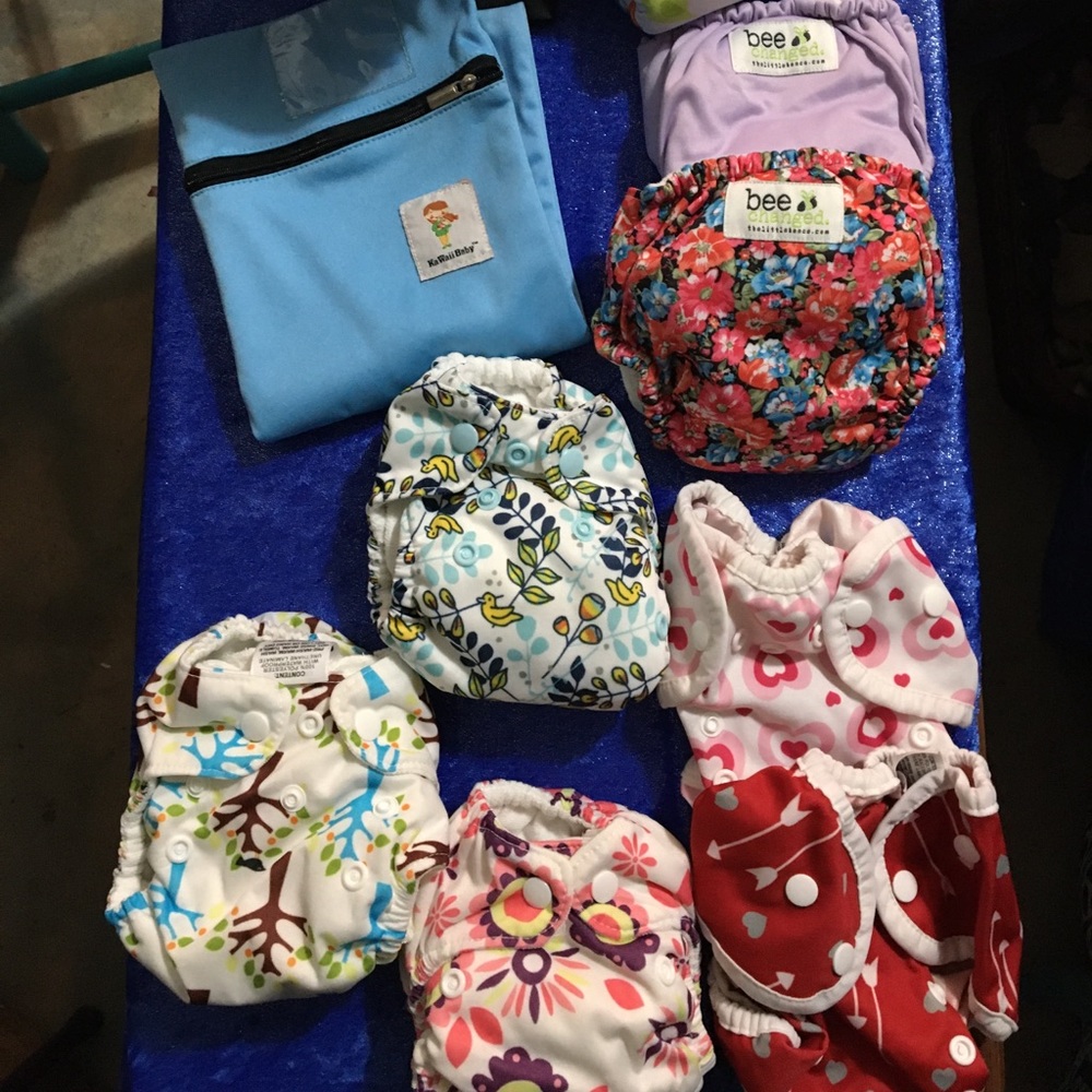 Cloth Diapers newborn/ size 1